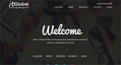 Desktop Screenshot of itglobal.com.au